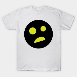 Scared dark smiley Birthday Gift Shirt. T-Shirt